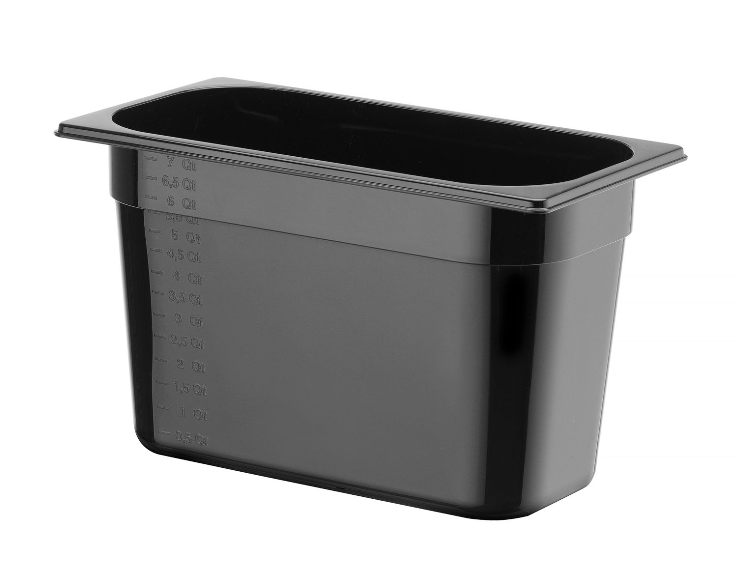 Nádoba GN 1/3, HENDI, Profi Line, GN 1/3, 7,8L, Čierna, 325x176x(H)200mm