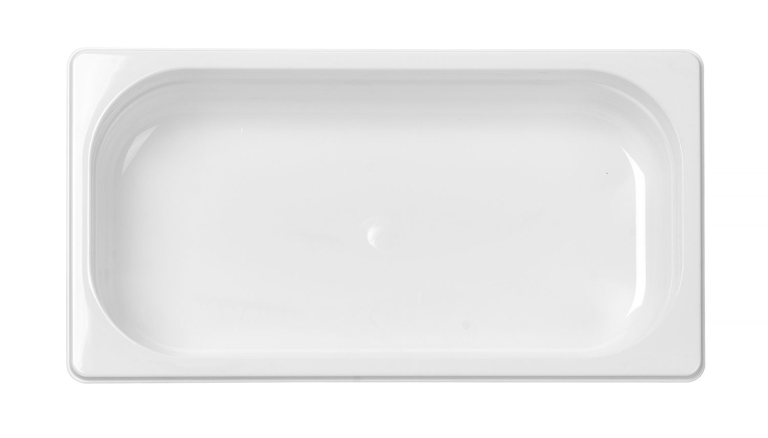 Nádoba GN 1/3, HENDI, GN 1/3, 2,5L, Biela, 325x176x(H)65mm