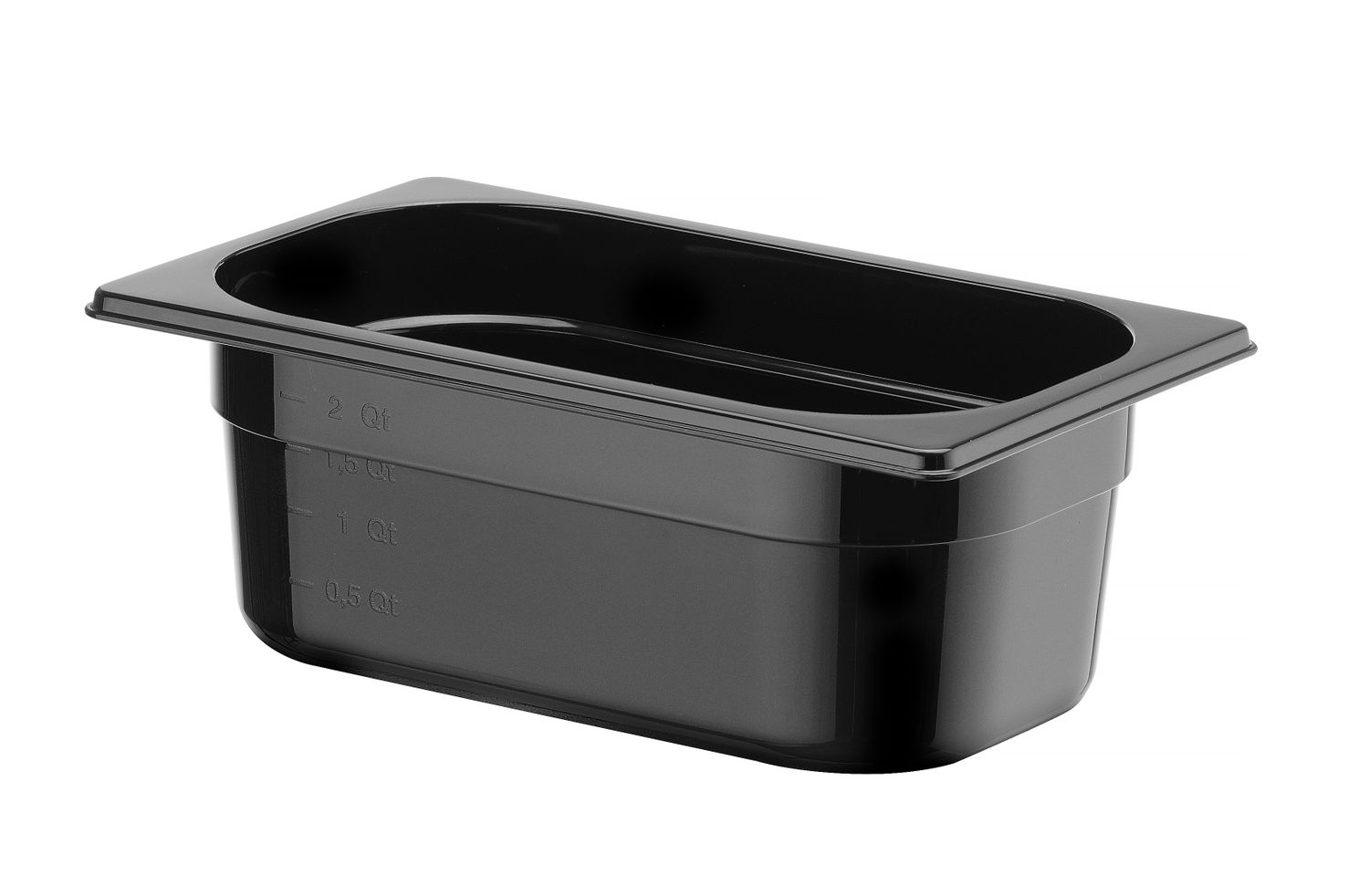 Nádoba GN 1/4, HENDI, Profi Line, GN 1/4, 2,8L, Čierna, 265x162x(H)100mm