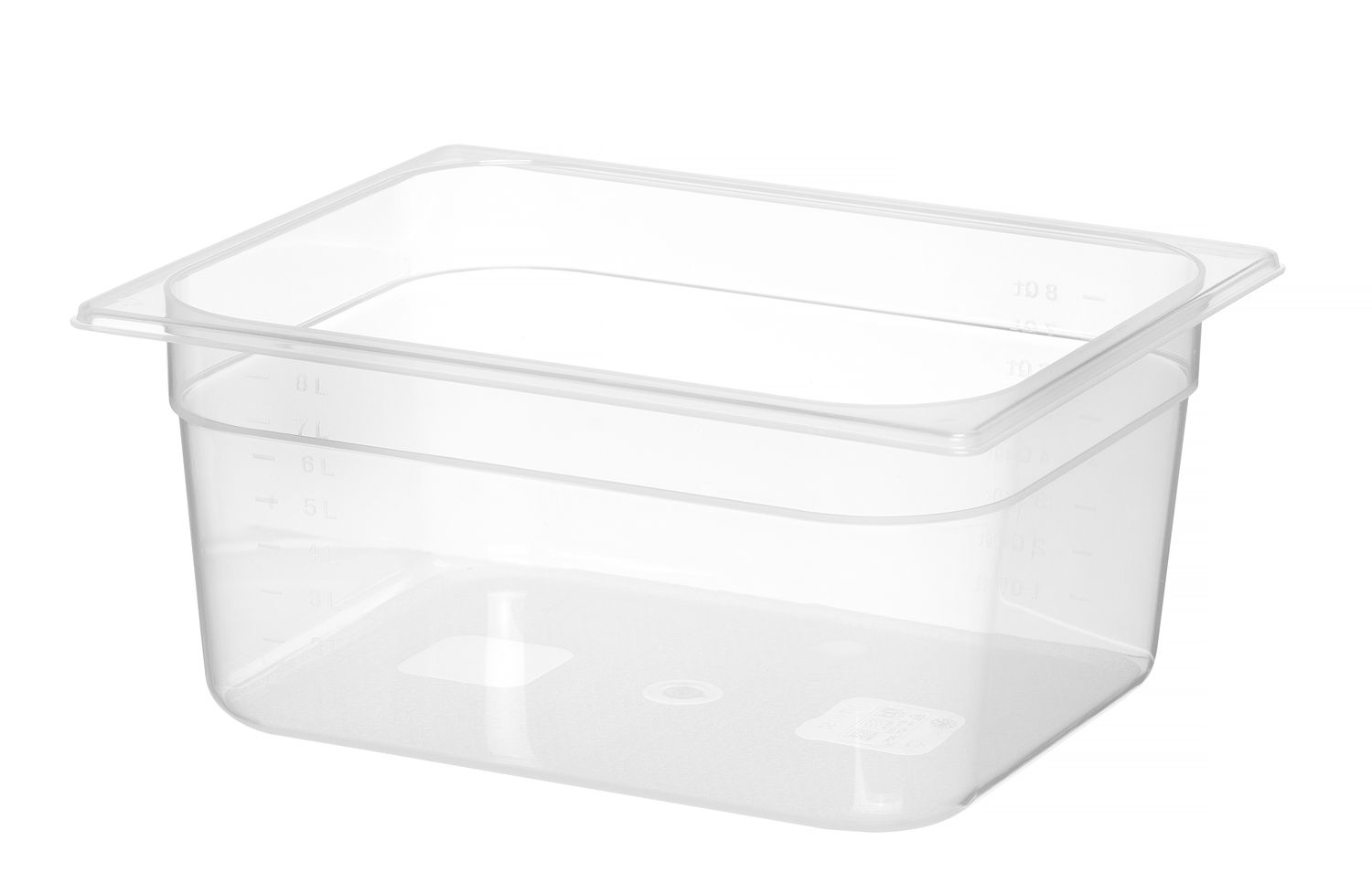 Nádoba GN 1/2, HENDI, Profi Line, GN 1/2, 9,5L, Priehľadná, 325x265x(H)150mm