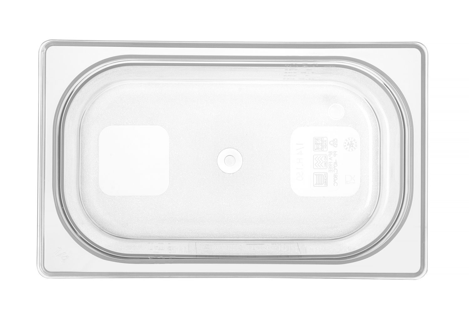 Nádoba GN 1/4, HENDI, GN 1/4, 4L, Priehľadná, 265x162x(H)150mm
