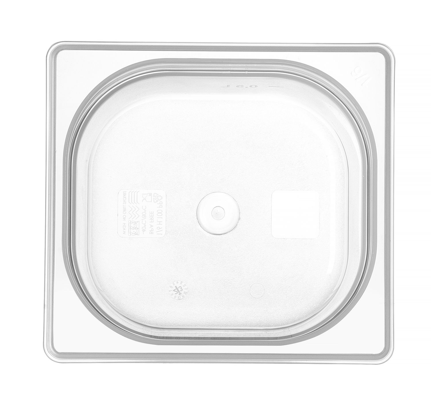 Nádoba GN 1/6, HENDI, GN 1/6, 1L, Priehľadná, 176x162x(H)65mm