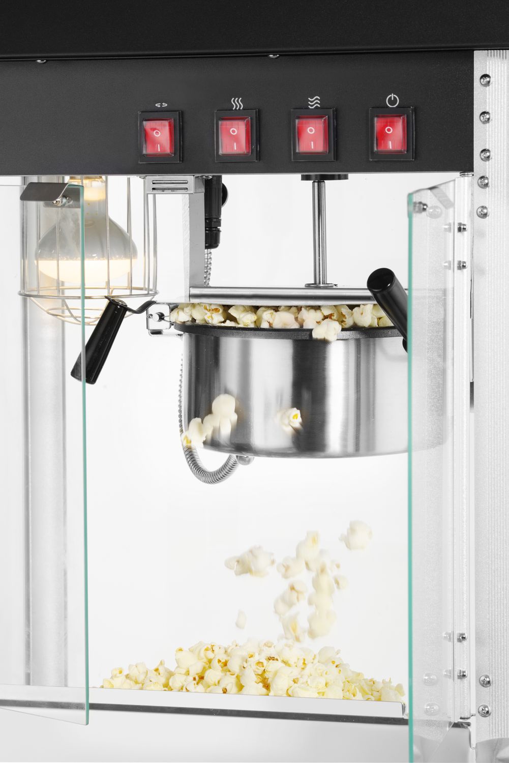 Zariadenie na výrobu popcornu, HENDI, Čierna, 230V/1500W, 574x420x(H)778mm