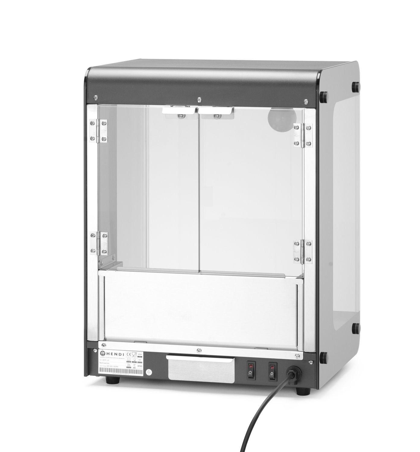 Ohrievač nachos, HENDI, Čierna, 220-240V/500W, 400x344x(H)525mm