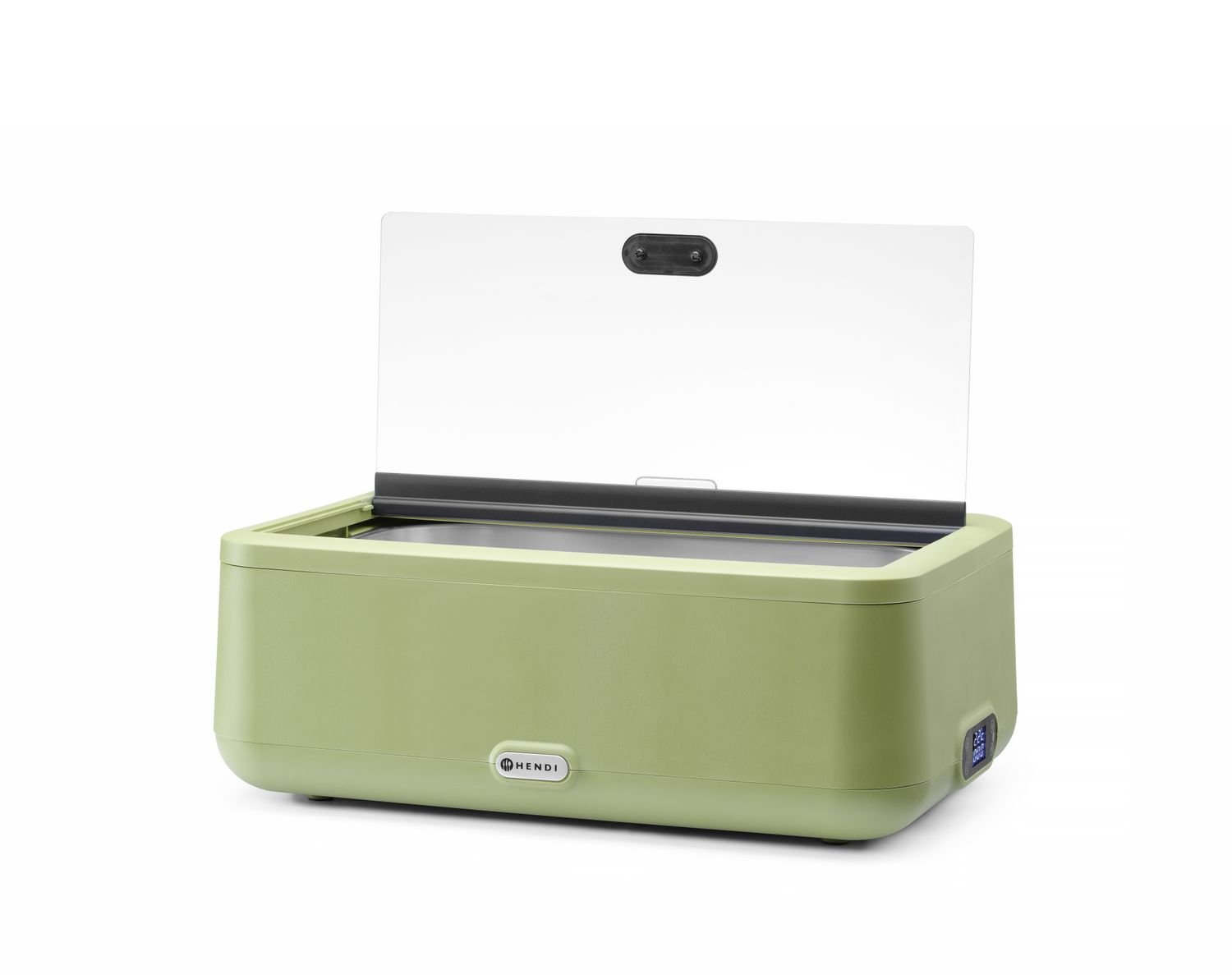 Chafing dish UNIQ, HENDI, designed by Robert Bronwasser, Zelená, 220-240V/700W, 607x402x(H)245mm