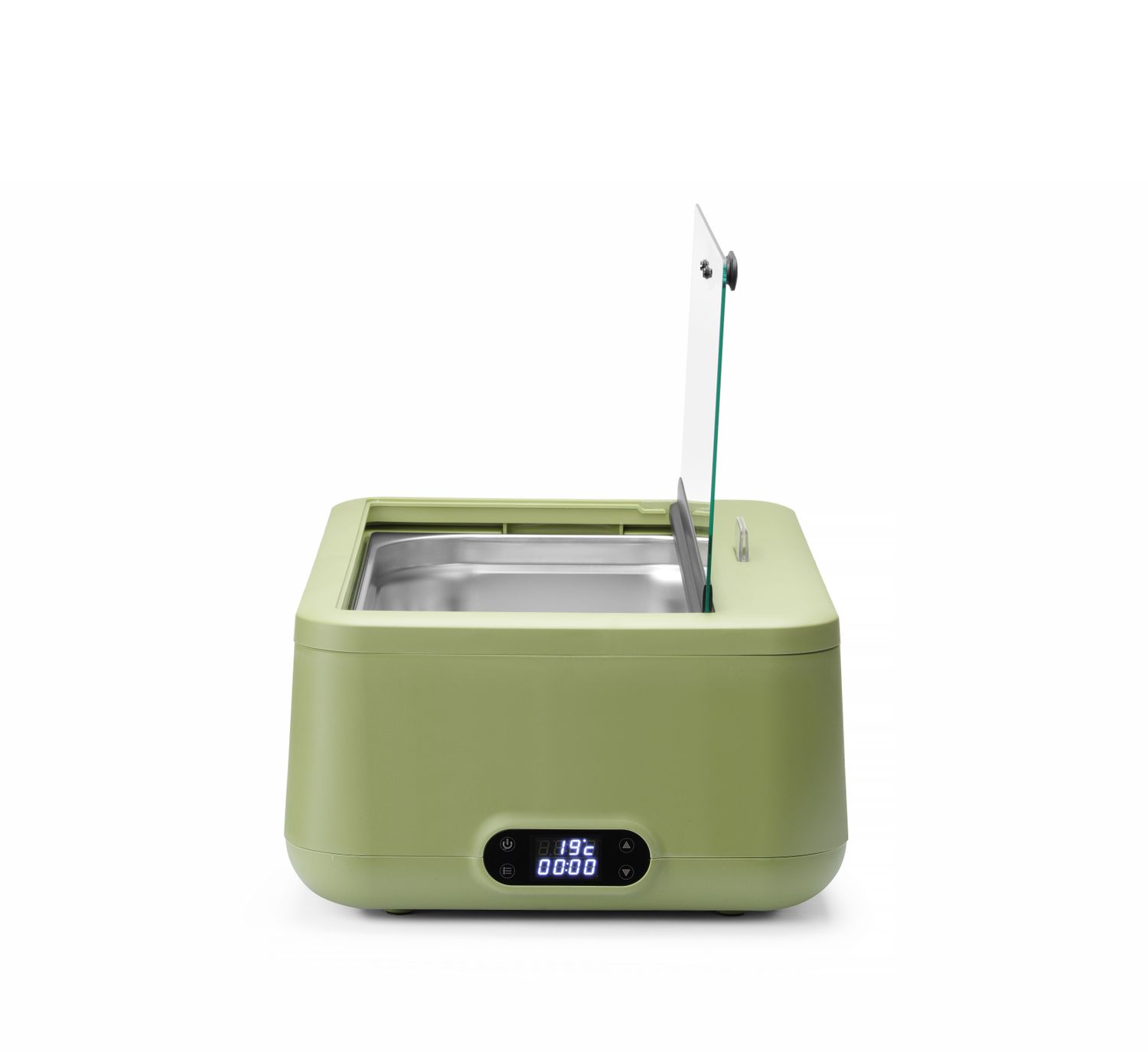 Chafing dish UNIQ, HENDI, designed by Robert Bronwasser, Zelená, 220-240V/700W, 607x402x(H)245mm