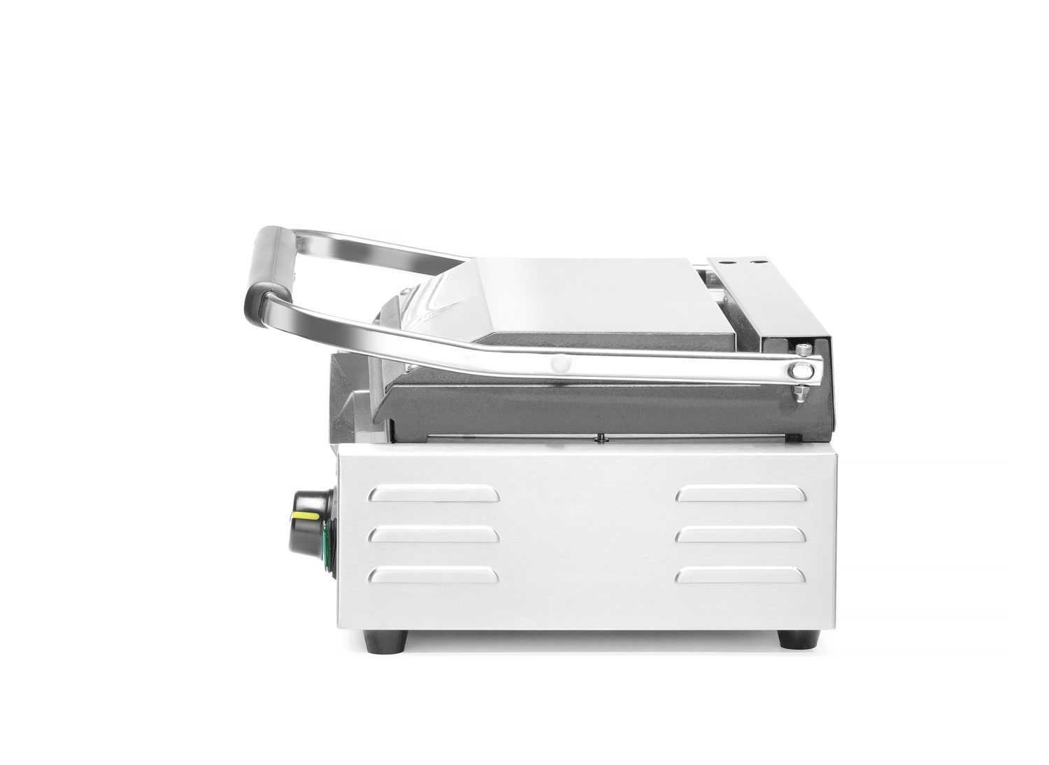 Kontaktný gril Panini, HENDI, drážkovaný vrch a hladké dno, 230V/2200W, 430x375x(H)216mm