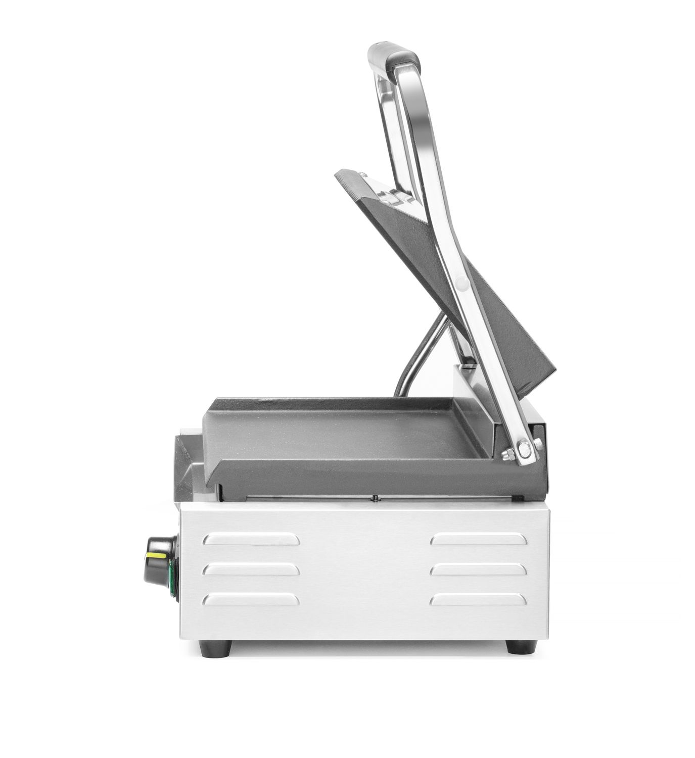 Kontaktný gril Panini, HENDI, drážkovaný vrch a hladké dno, 230V/2200W, 430x375x(H)216mm