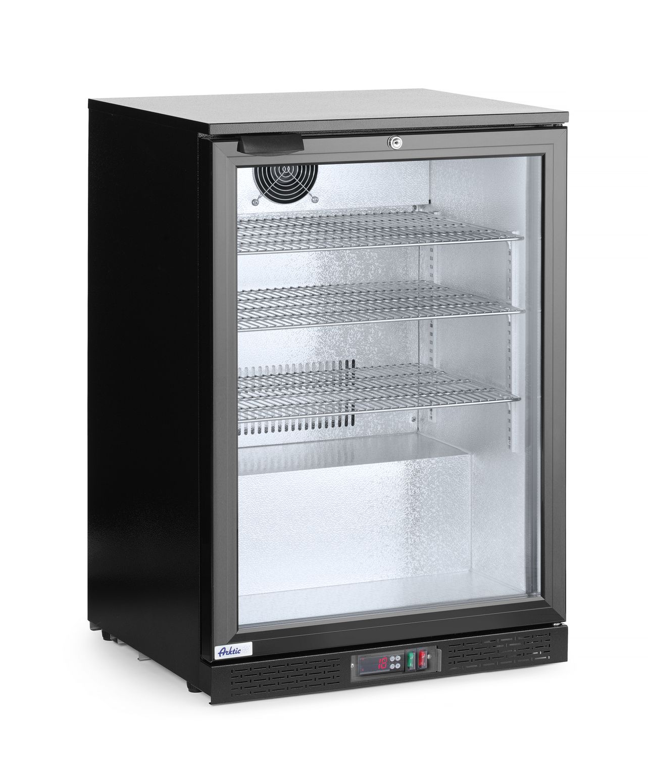 Barová chladnička, jednodverová, Arktic, 105L, Čierna, 220-240V/120W, 600x530x(H)865mm