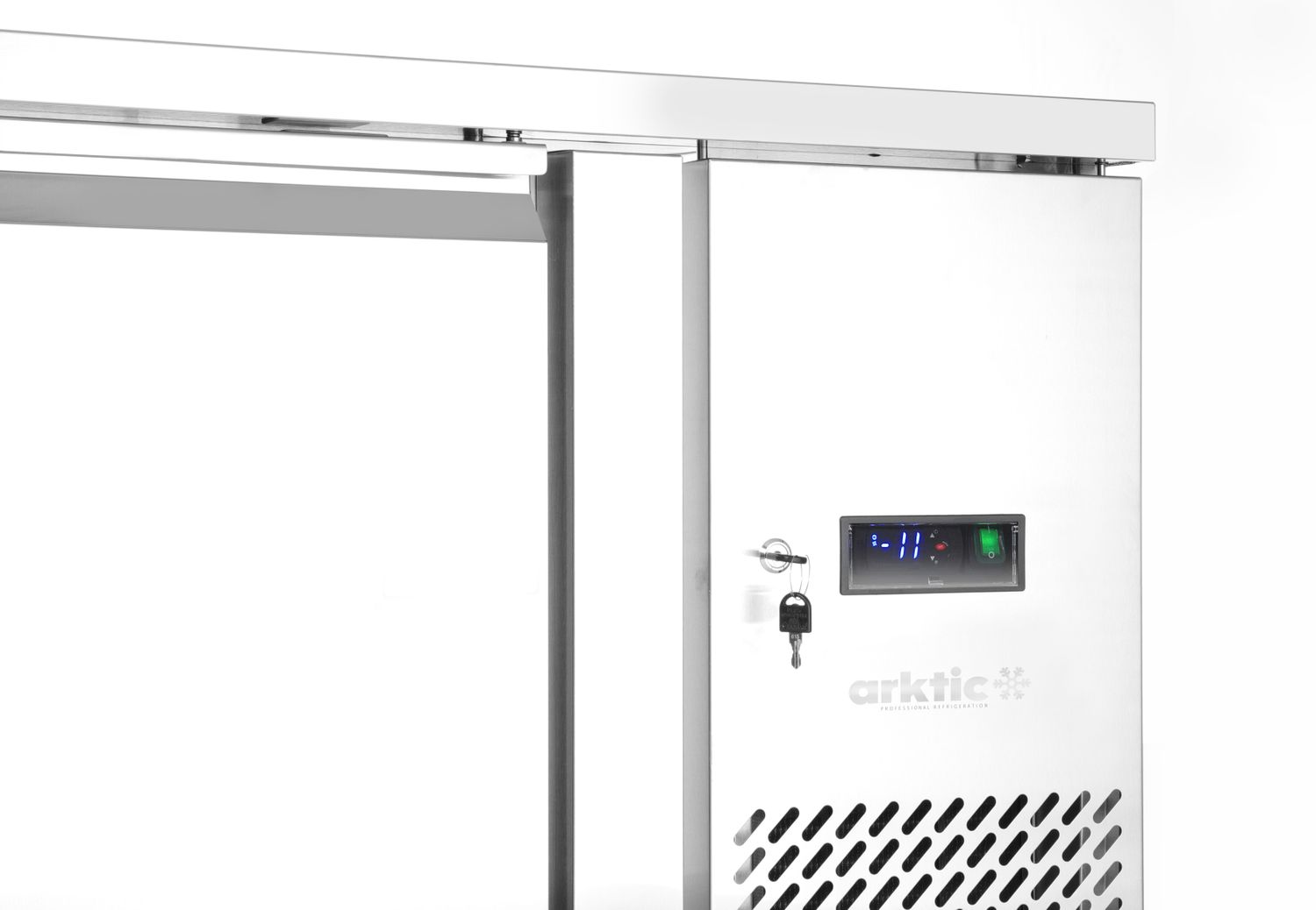 Mraziaci pult, 3x dvere, 420L, Arktic, Profi Line, GN 1/1, 420L, 230V/600W, 1796x700x(H)879mm