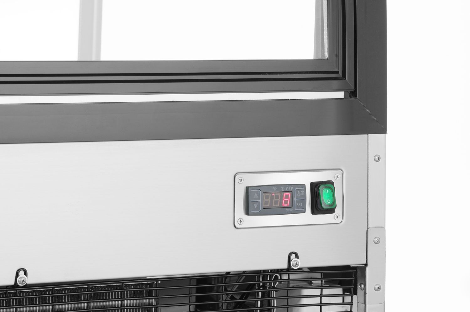 3-policová chladiaca vitrína, Arktic, 650L, Čierna, 230V/490W, 1200x833x(H)1460mm