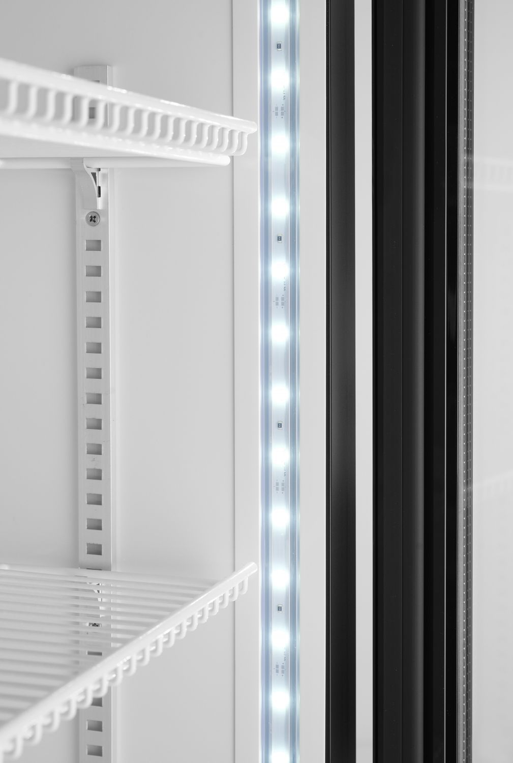 Barová chladnička s podsvieteným panelom, jednodverová, Arktic, 254L, Čierna, 220-240V/250W, 578x605x(H)1980mm