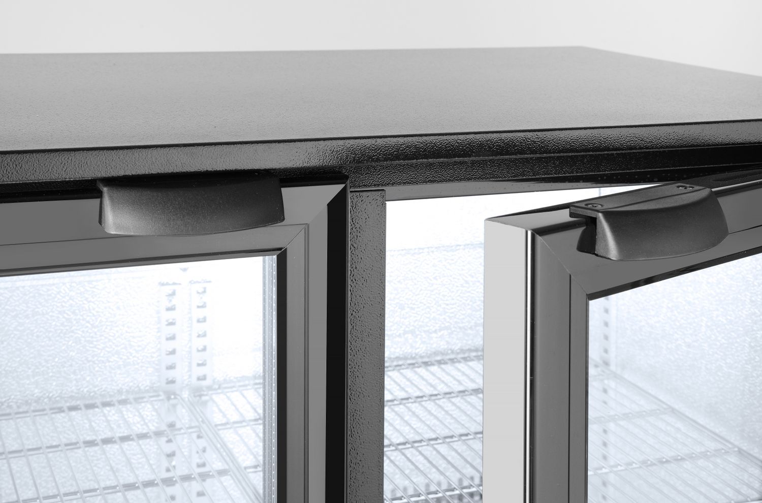 Dvojdverová chladnička so zadnou lištou, Arktic, 158L, Čierna, 220-240V/160W, 900x530x(H)870mm