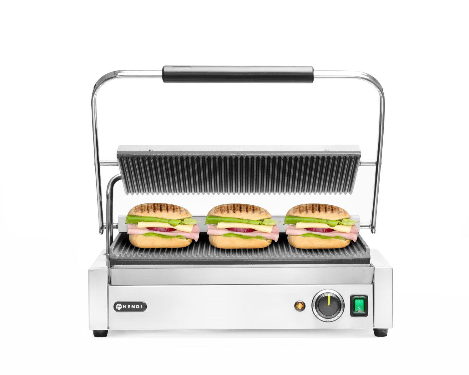 Kontaktný gril Panini XL, HENDI, 230V/2700W, 548x464x(H)216mm