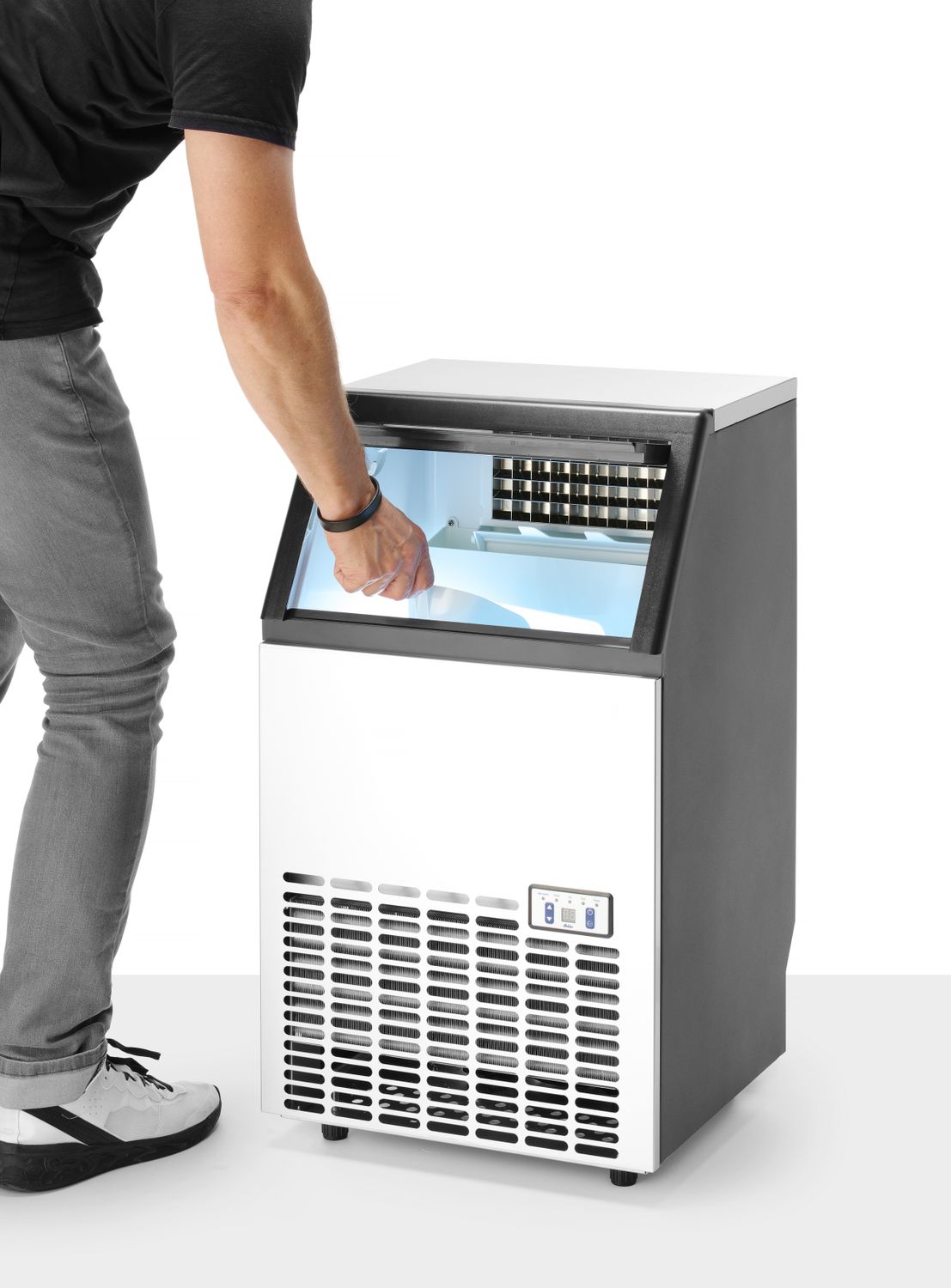 Výrobník kociek ľadu, Arktic, 230V/280W, 448x400x(H)795mm