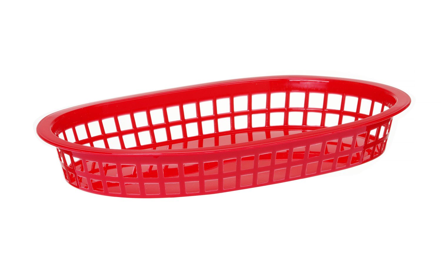 Košík na pečivo oválny, HENDI, Červená, 6 ks, 272x175x(H)38mm
