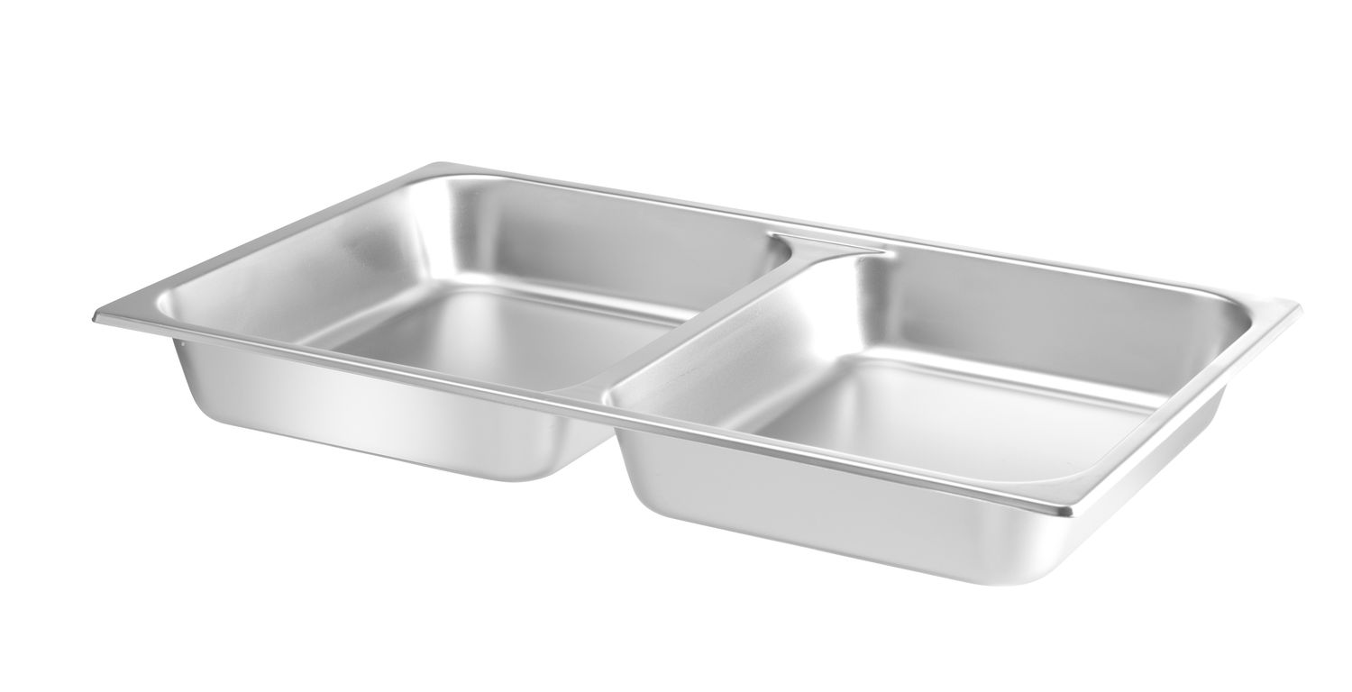 Gastronádoba GN 1/1, delená, HENDI, 7,5L, 530x325x(H)65mm