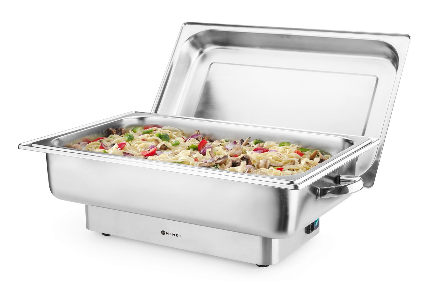 Elektrický chafing Pollina, HENDI, Profi Line, 9L, Strieborná, 230V/900W, 587x440x(H)273mm