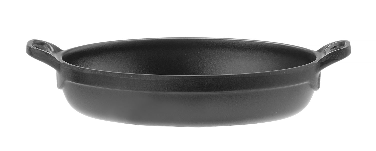 Mini panvica Malý Kuchár - oválna, Fine Dine, Čierna, 155x80x(H)37mm