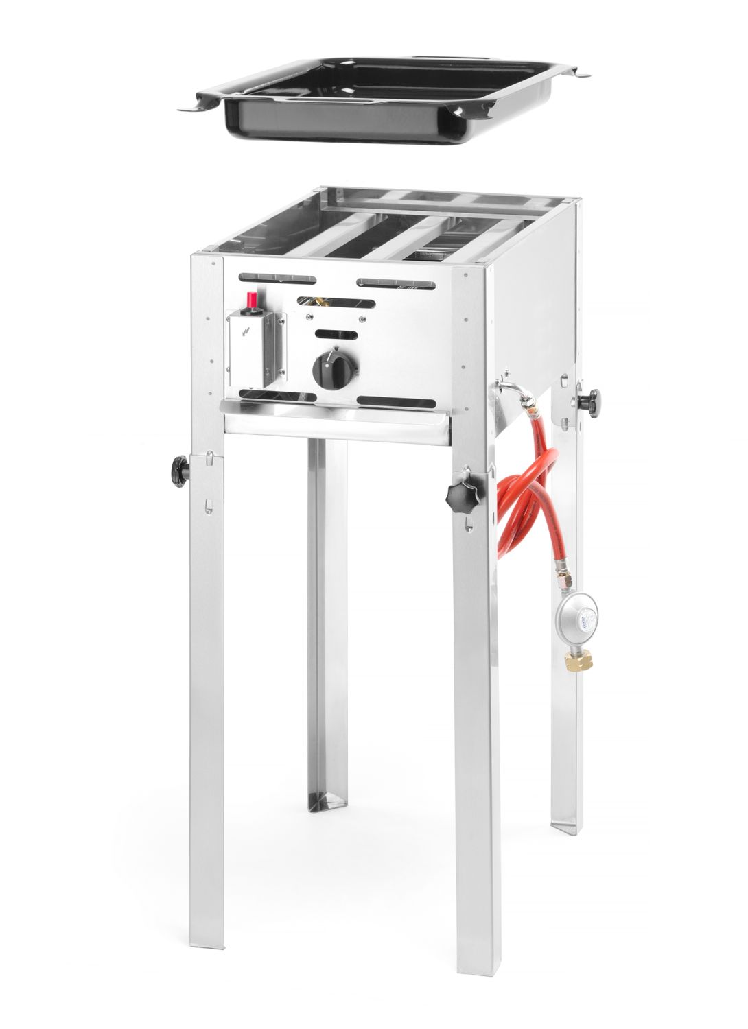 Plynový gril Grill-Master Mini, HENDI, 5,8kW, 340x540x(H)840mm