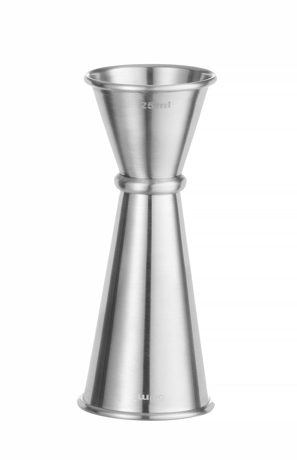 Barmanská mierka - jigger 25/50 ml, BarUp, ⌀44x(H)110mm