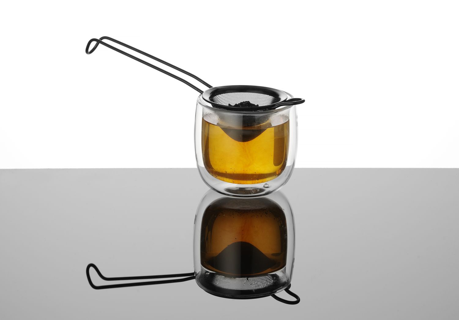 Barmanské sitko kuželové, BarUp, Čierna, ⌀75x220mm