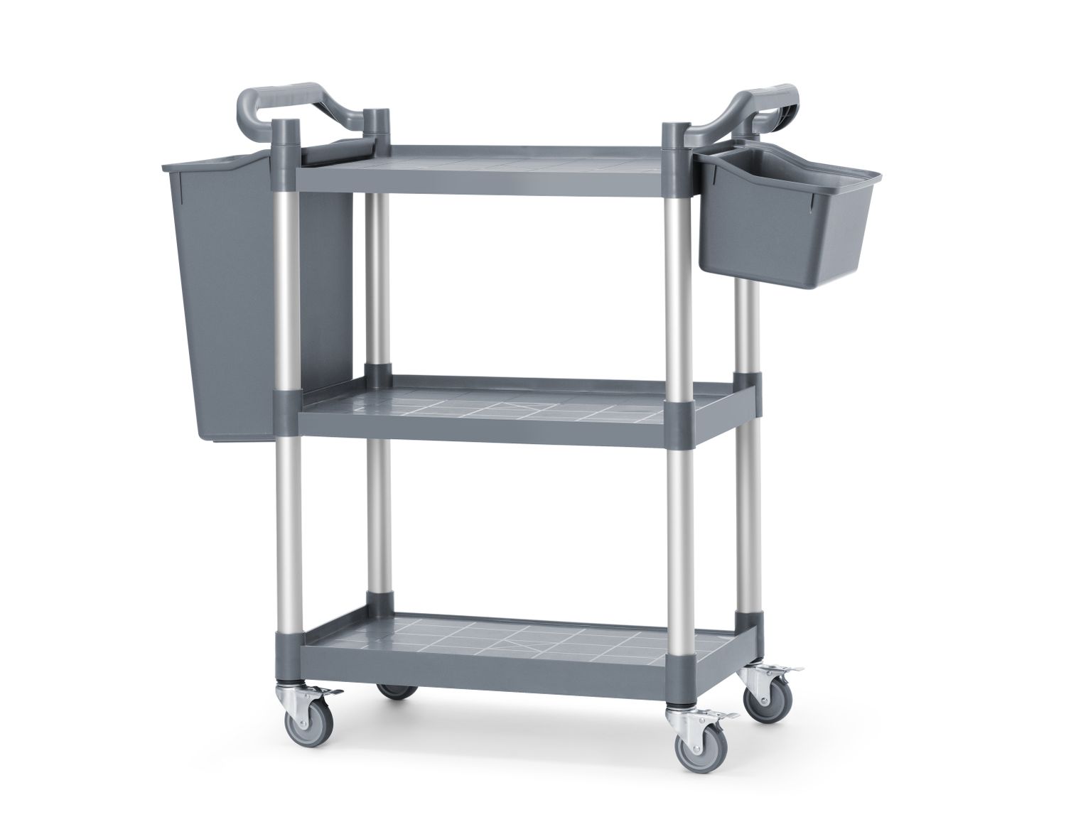 3-obalový polypropylénový servisný vozík, malý, AmerBox, 800x420x(H)945mm