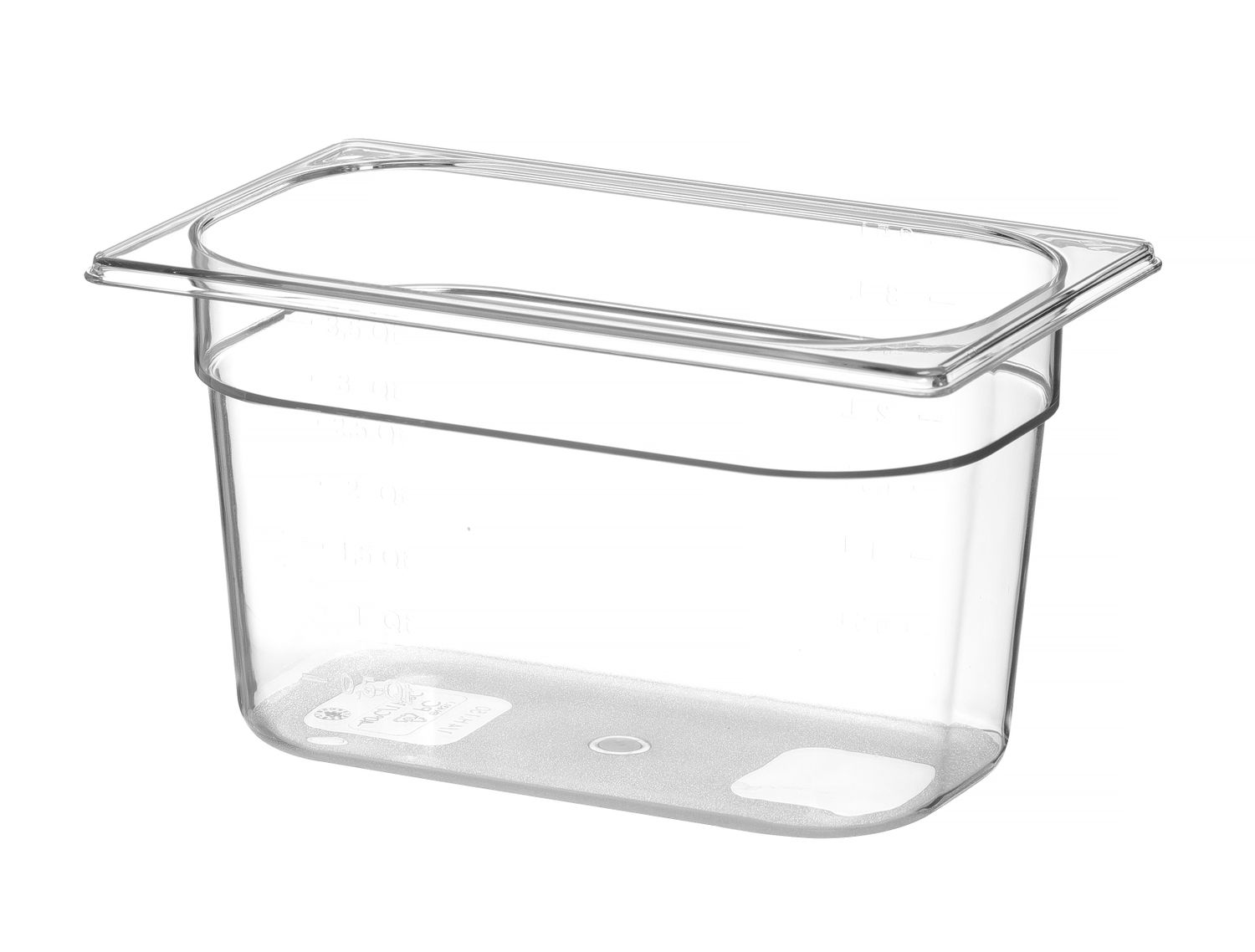 Nádoba GN 1/4, HENDI, Profi Line, GN 1/4, 5,5L, Priehľadná, 265x162x(H)200mm