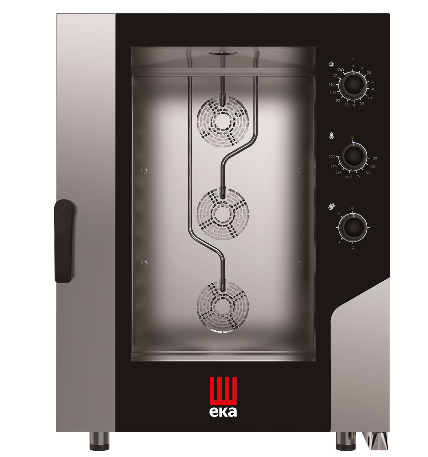 Konvektomat Millennial Smart Bakery, 10× 600×400 mm – elektronicko-mechanické ovládanie, elektrická, Tecnoeka, 400 V/15500 W, 850 × 1041 × 1130 mm | MKF1064S