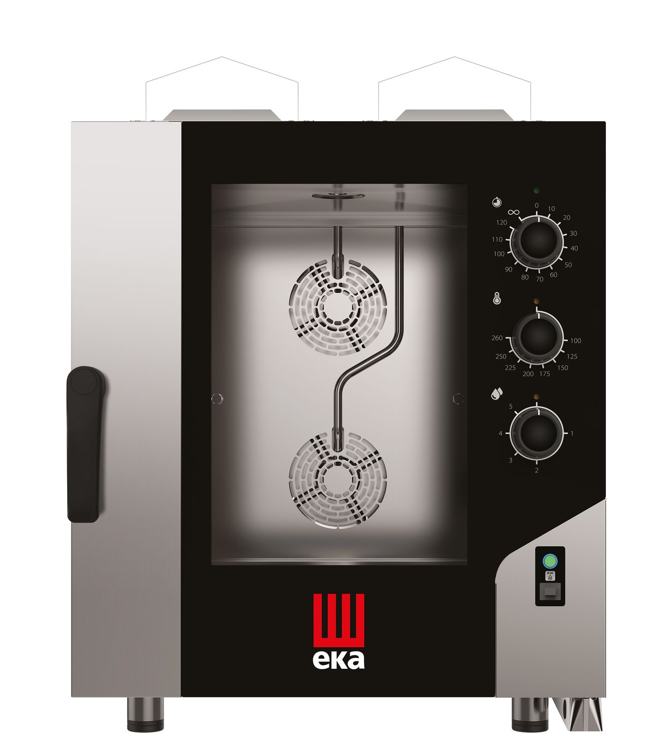 Konvektomat Millennial Smart Gastro, 7× GN 1/1 – elektronicko-mechanické ovládanie, plynová, Tecnoeka, 230 V/500 W, 13,5 kW, 730 × 855 × 951 mm | MKF711GS