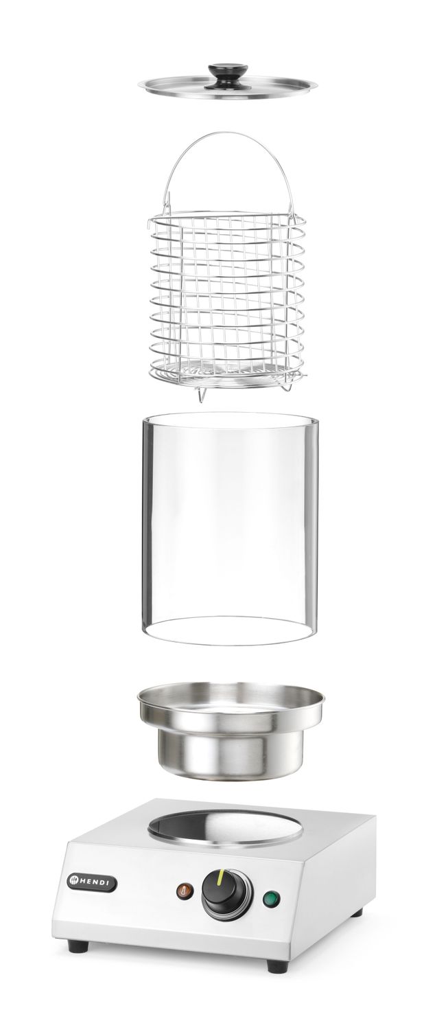 Ohrievač na klobásy, HENDI, 220-240V/450W, 280x282x(H)387mm