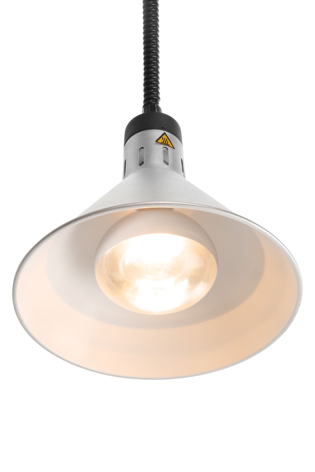 Kuželová infra lampa, HENDI, Strieborná, 230V/250W, ⌀275x(H)250mm