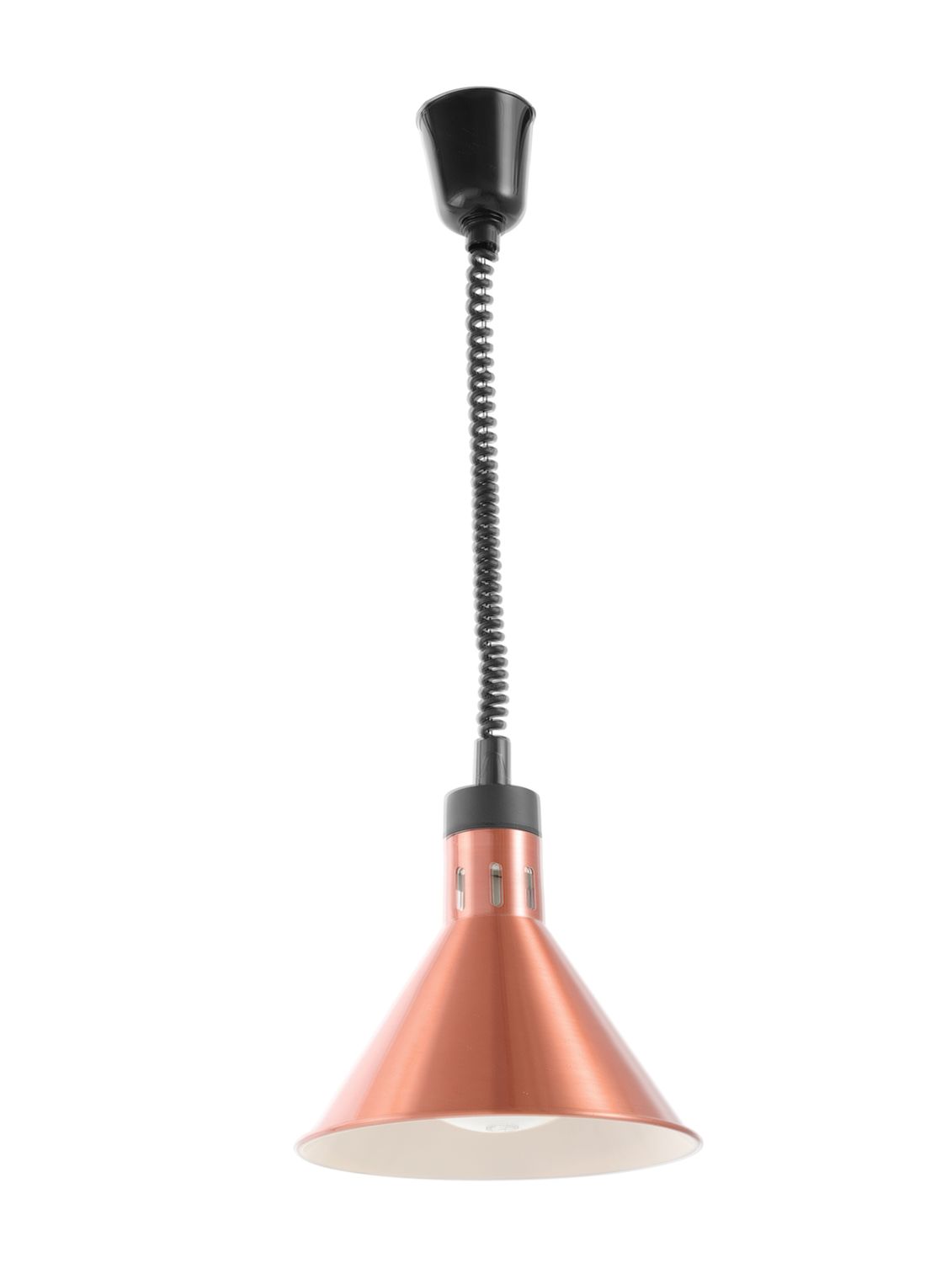 Kuželová infra lampa, HENDI, Medená, 230V/250W, ⌀275x(H)250mm
