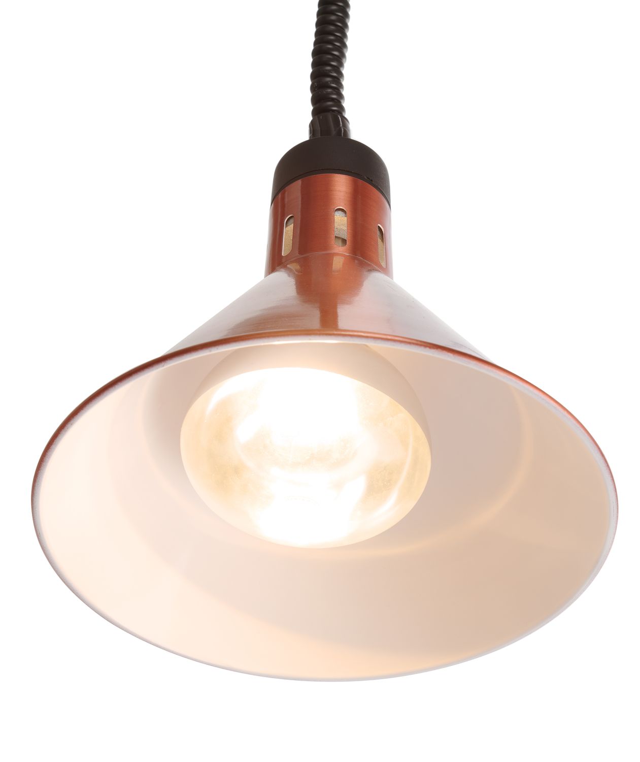 Kuželová infra lampa, HENDI, Medená, 230V/250W, ⌀275x(H)250mm
