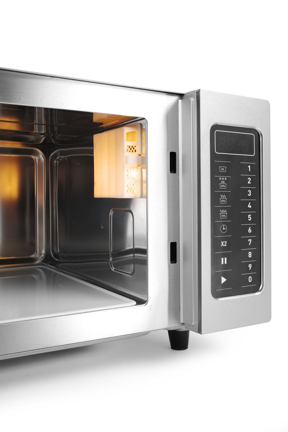 Mikrovlnná rúra s možnosťou programovania 1000 W, HENDI, 23L, 230V/1550W, 509x572x(H)306mm