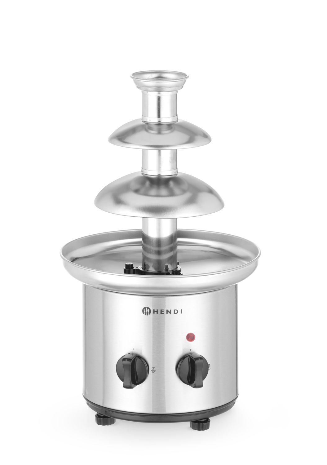 Fontána na čokoládové fondue 3 poschodová, HENDI, 230V/46W, ⌀215x(H)375mm