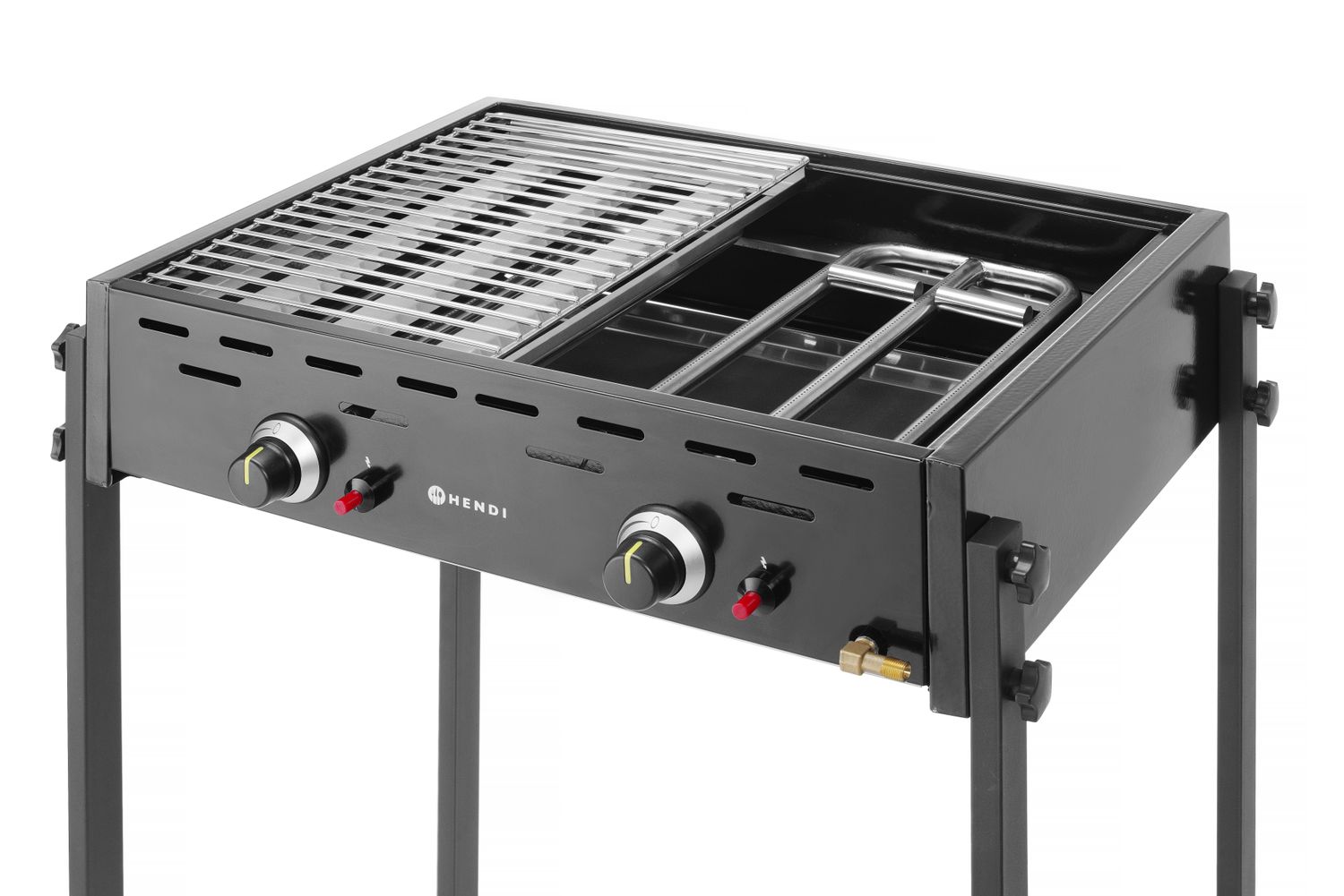 Pečenie-Master Pro Black, HENDI, Čierna, 11,6kW, 790x560x(H)900mm