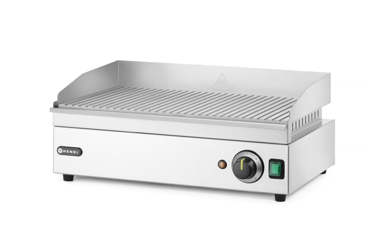 Grilovacia doska vrúbkovaná, HENDI, Kitchen Line, 220-240V/2400W, 527x404x(H)233mm