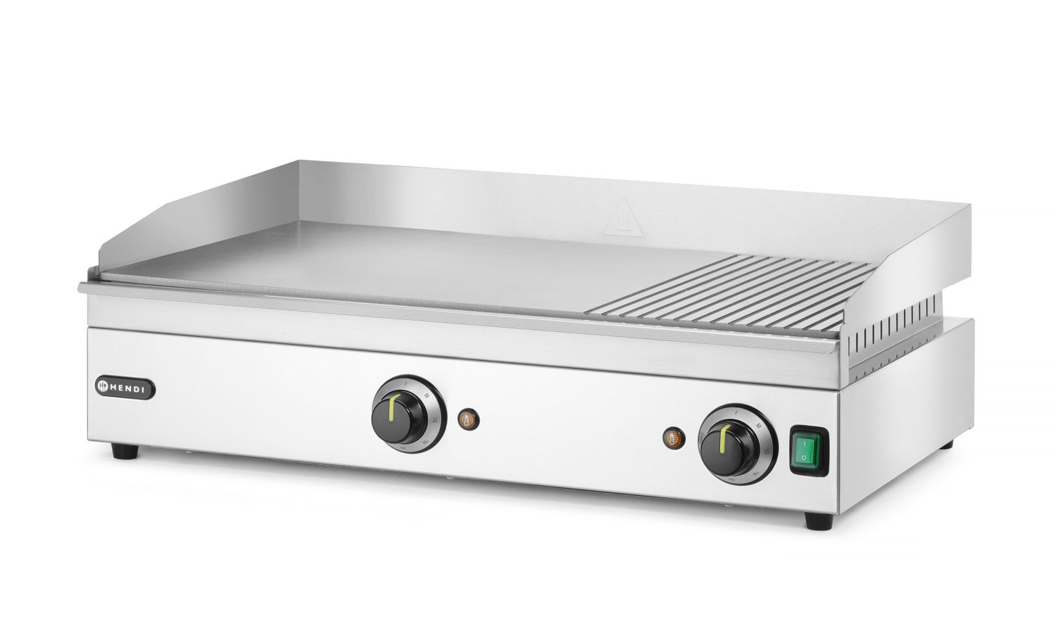 Grilovacia doska1/3 vrúbkovaná, HENDI, Kitchen Line, 220-240V/3500W, 697x474x(H)241mm