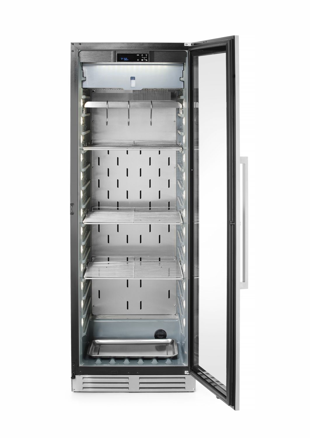 Vitrína na mäso, HENDI, 352L, 220-240V/170W, 595x760x(H)1720mm