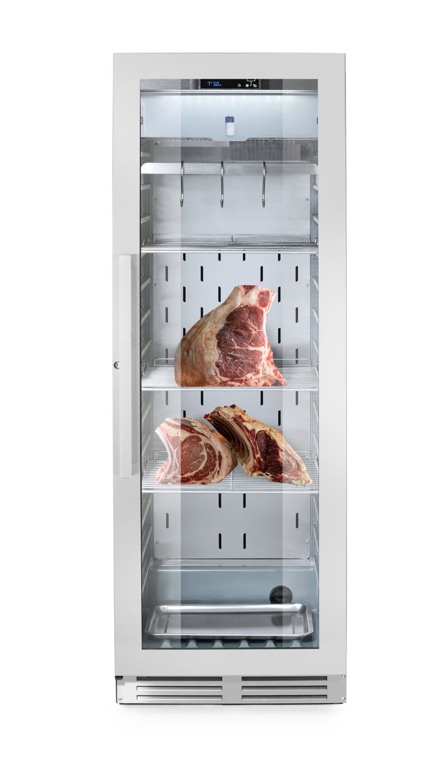 Vitrína na mäso, HENDI, 352L, 220-240V/170W, 595x760x(H)1720mm