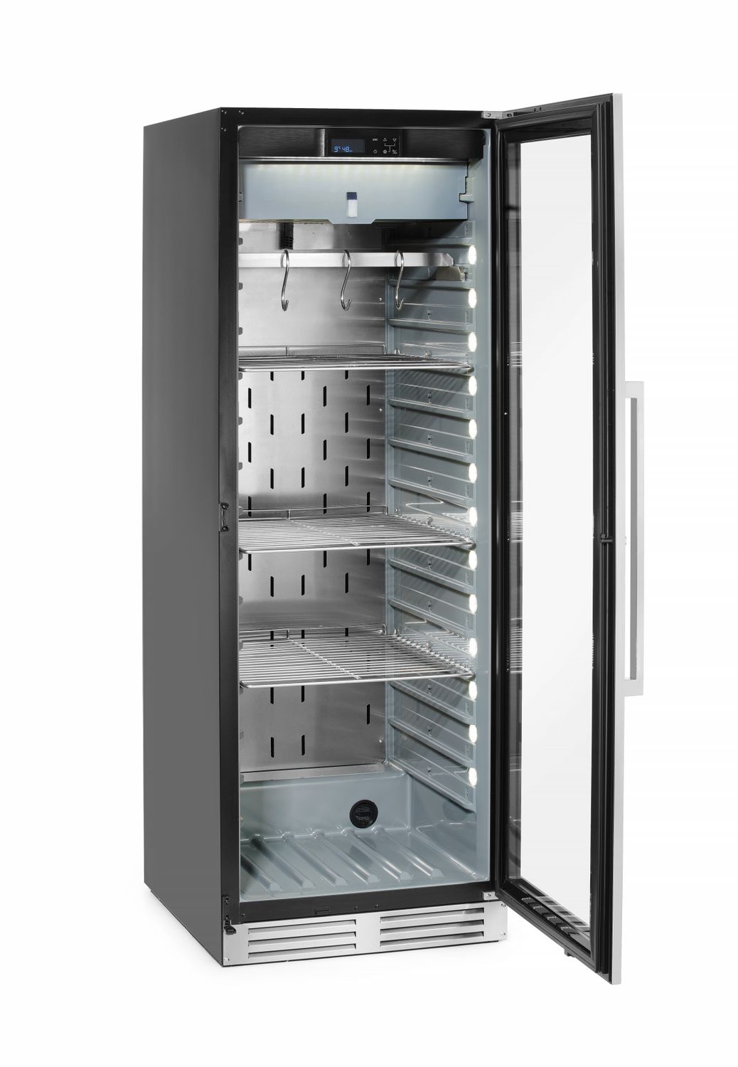 Vitrína na mäso, HENDI, 352L, 220-240V/170W, 595x760x(H)1720mm
