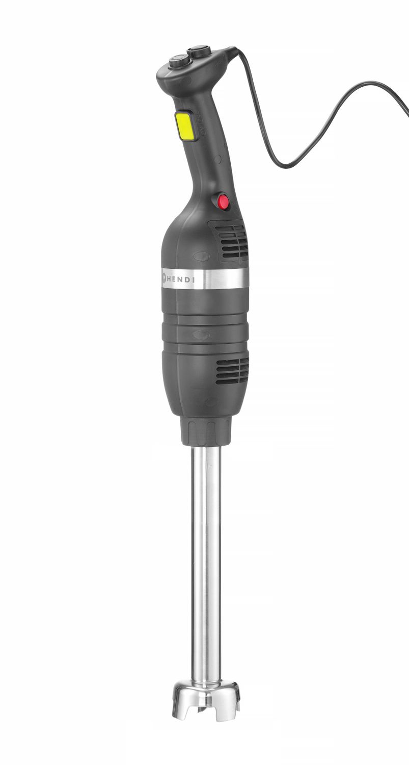 Tyčový mixér 500 s variabilnou rýchlosťou a mixovacím hriadeľom 400 mm, HENDI, Kitchen Line, Čierna, 230V/500W, ⌀100x816mm