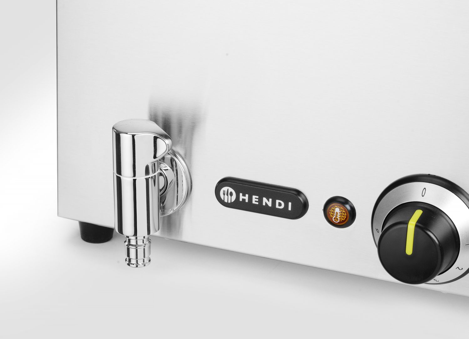 Sada: Miska s vypúšťacím kohútikom + 3x GN 1/3 s vekom, HENDI, GN 1/1, 230V/1000W, 605x332x(H)242mm