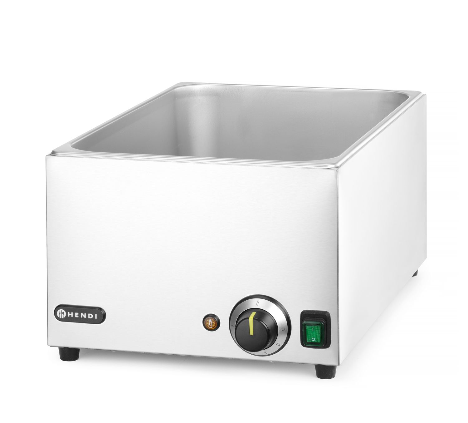 Sada obsahuje: Miska HENDI RANGER + 3x GN 1/3 s vekom, HENDI, GN 1/1, 230V/1000W, 590x332x(H)242mm