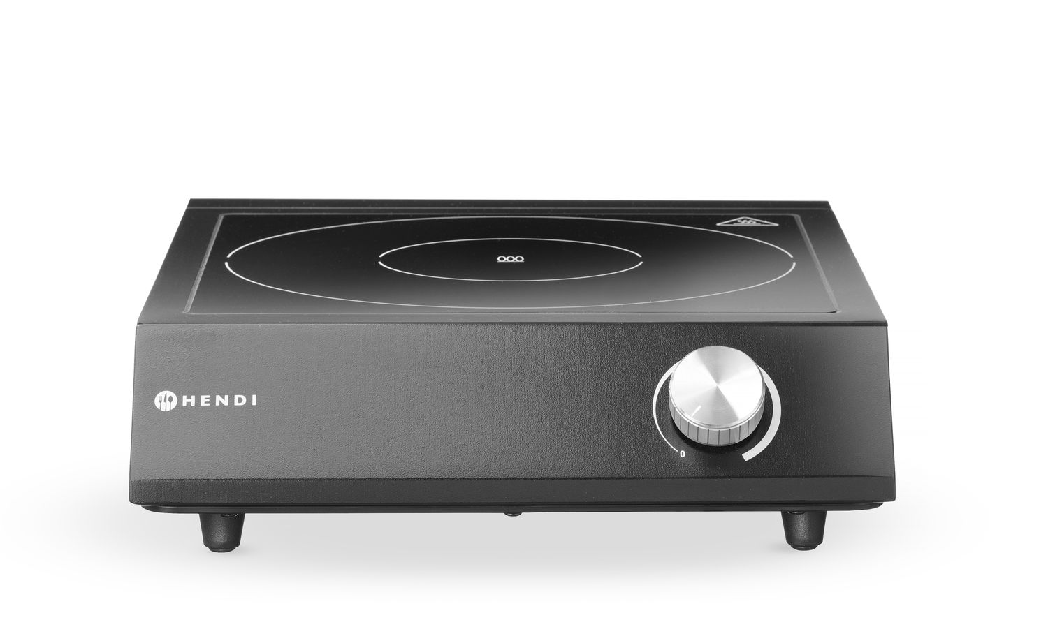 Sada: Indukčný sporák 3500W + hrniec + panvica na smaženie, HENDI, Čierna, 220-240V/3500W, 320x395x(H)95mm