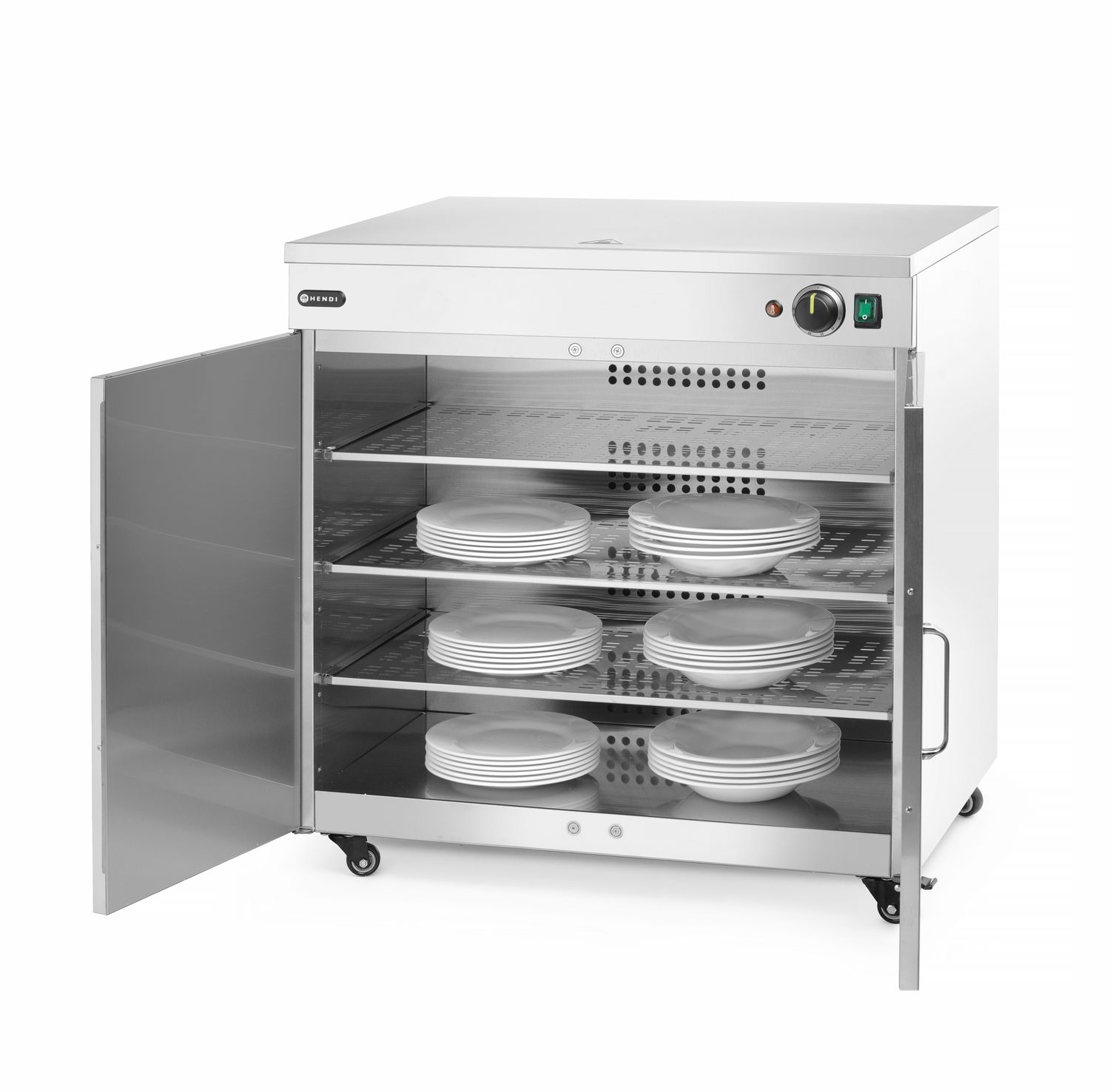 Dvojitý ohrievač tanierov, HENDI, 230V/800W, 735x589x(H)766mm