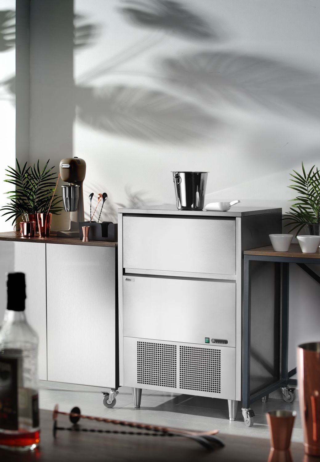 Výrobník kociek ľadu, Arktic, 220V/900W, 730x600x(H)1136mm