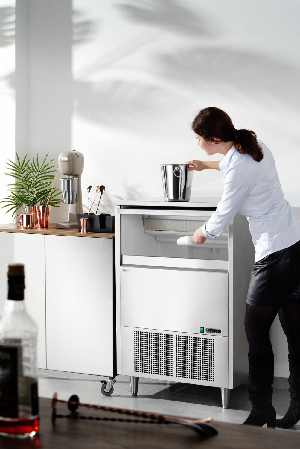Výrobník kociek ľadu, Arktic, 220V/900W, 730x600x(H)1136mm