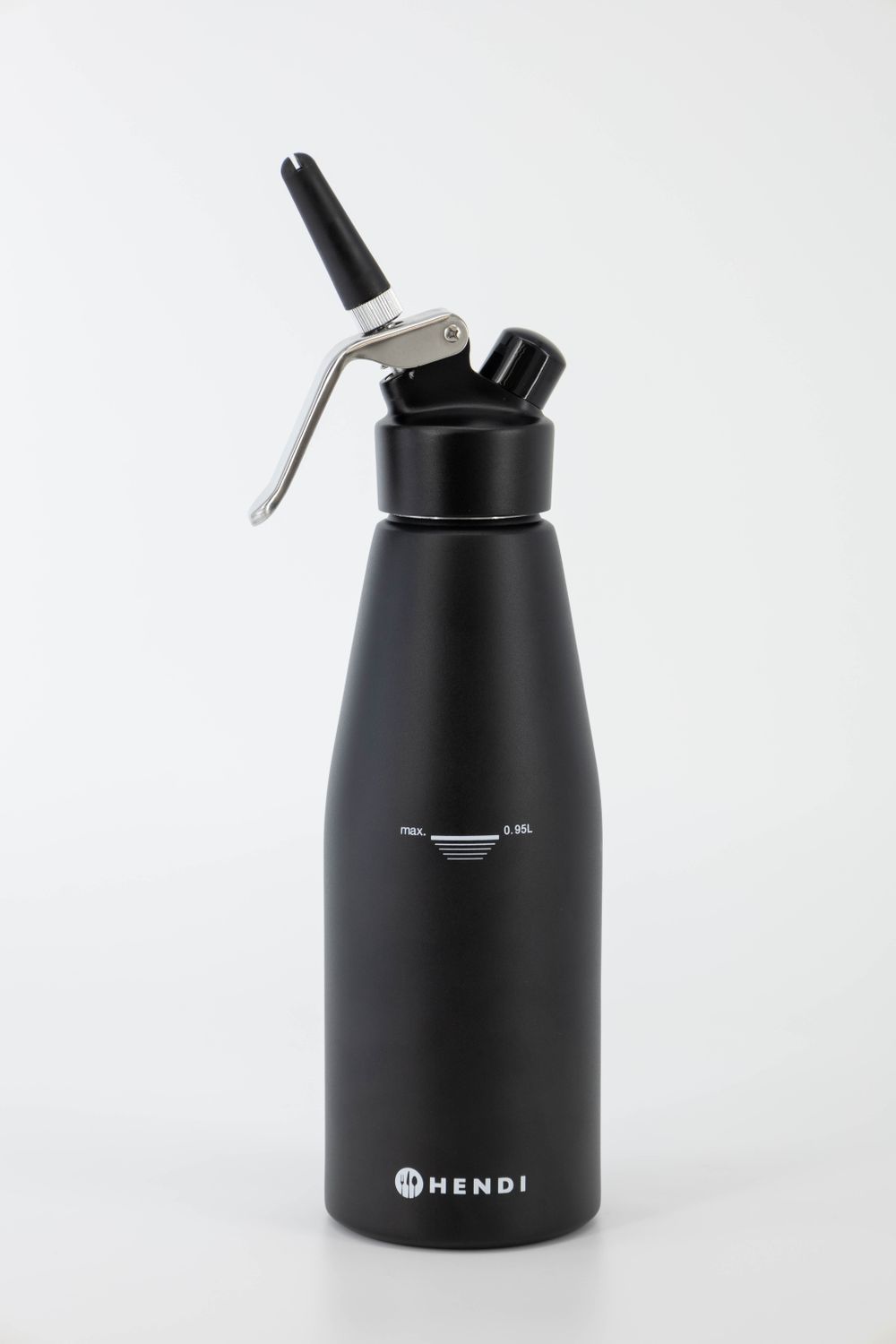 Fľaša na šľahačku , HENDI, Kitchen Line, 0,95L, Čierna, ⌀95x(H)320mm